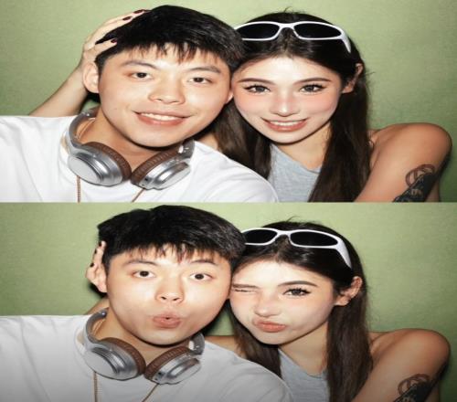 有点甜！容子峰晒与女友的恩爱合照：我们天下第一好