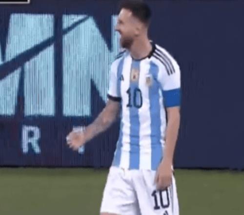 热身赛梅西替补登场3分钟2球阿根廷30牙买加