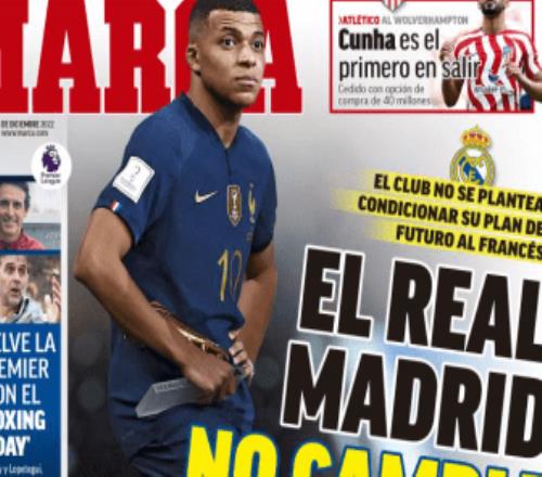 曝皇马无意再追逐姆巴佩大罗他让我想起自己巅峰