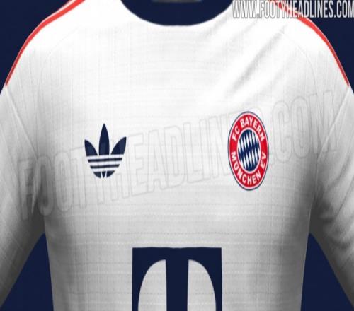 拜仁2627赛季客场球衣谍照曝光复古风格设计引关注_德甲直播
