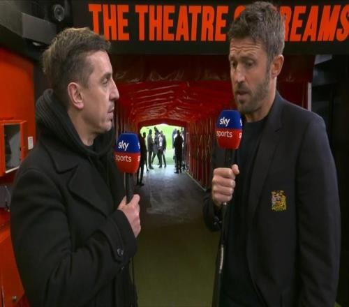 卡里克谈梅努首发：他是个非常棒的球员，踢过一些重大比赛