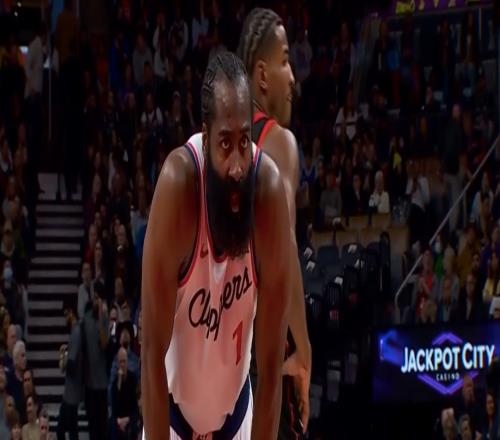 末节+加时豪取16分！单核哈登31+10加时拿下东部第4快船14战12胜