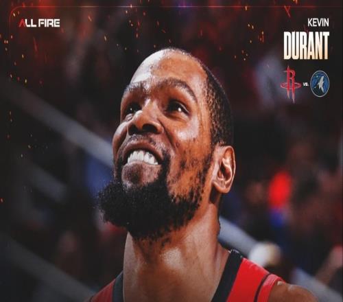 近八战场均29.5+7！37岁KD创6纪录超詹皇燃尽了休媒：最伟大之一