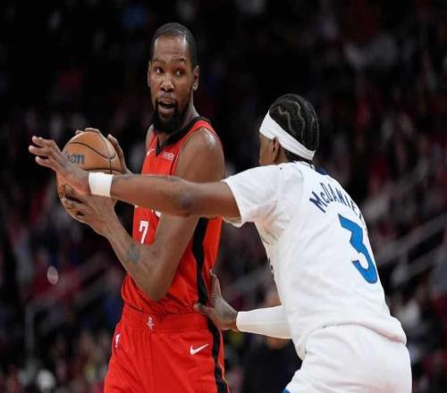 火箭逆转森林狼：杜兰特39+7创加盟新高兰德尔39分申京25+14