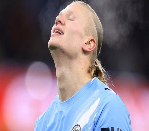 哈兰德已连续7场没非点球进球，为五大联赛生涯最长