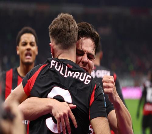 10！米兰20轮不败仍距国米3分800万新援登场3分钟绝杀+加盟首球