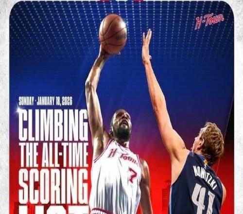 里程碑！杜兰特超越诺维茨基，升至NBA历史得分榜第六