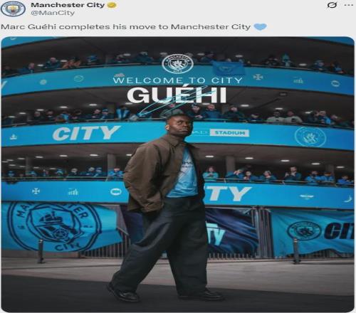 官方：曼城签下格伊！赫罗纳将租借巴萨门将！梅努将留在曼联！