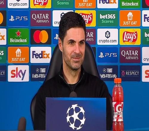 阿尔特塔：提前出线是巨大奖赏夺冠我们先坚持到5月