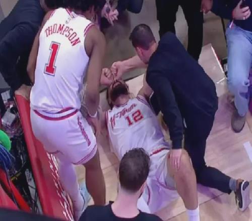 不打了！3级脚踝扭伤！火箭又一主力球员倒下