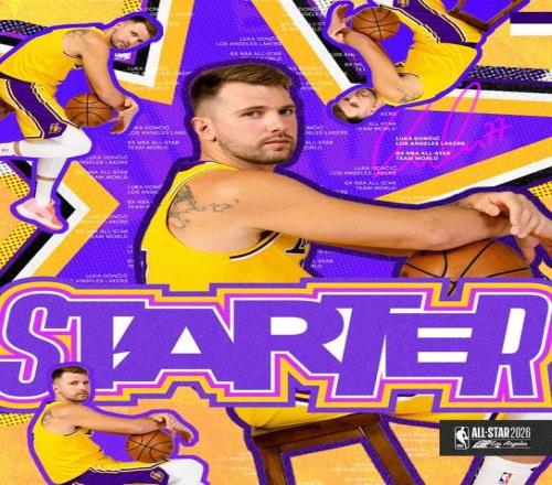 新的时代，东契奇生涯首夺全明星票王，此前10年詹姆斯7次夺魁