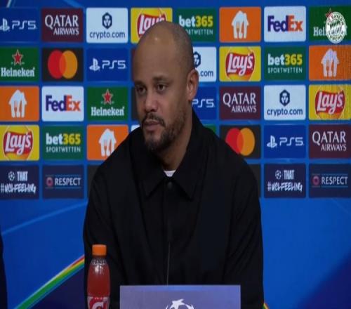 孔帕尼表示金玟哉和塔在上半场的防守表现非常出色，红牌不会对金玟哉产生影响_德甲直播