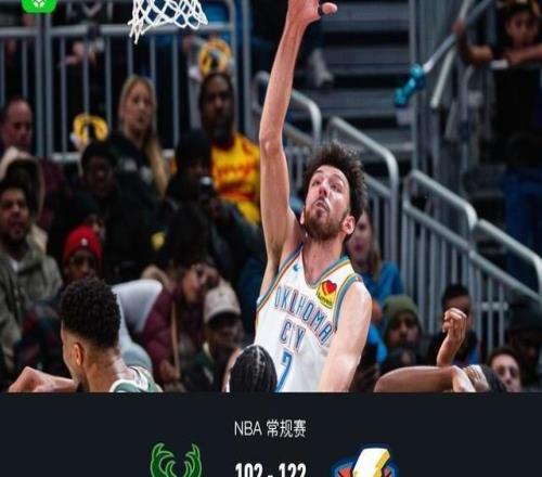 雷霆122102雄鹿，亚历山大40+7+11