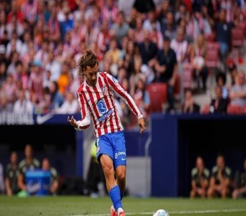 马竞官方：格列兹曼在训练中左大腿肌肉轻微受伤