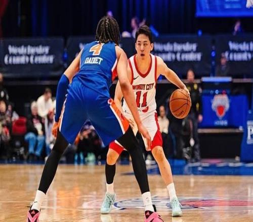 手感不佳，河村勇辉G联赛7中1仅得3分2板7助