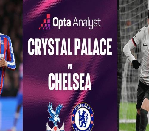 近4个赛季切尔西伦敦德比拿分第二多，水晶宫则倒数第二