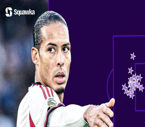 均打进22球，范戴克与海皮亚并列利物浦队史英超进球最多中卫