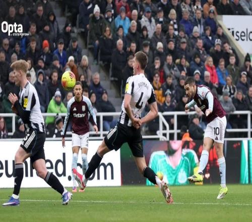 布恩迪亚世界波破门，维拉本赛季13次远射得分同期英超第一