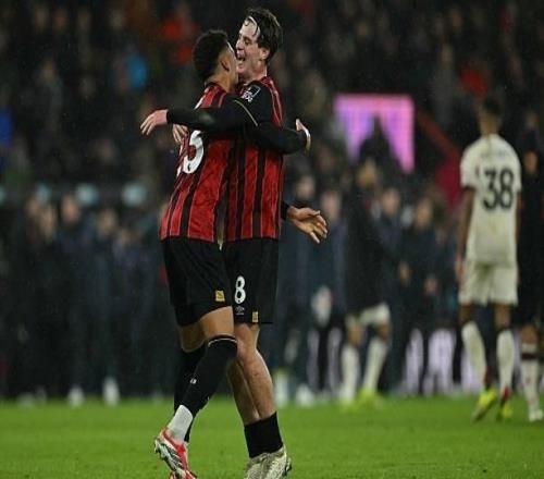 自2023年3月以来，伯恩茅斯首次成功击败利物浦