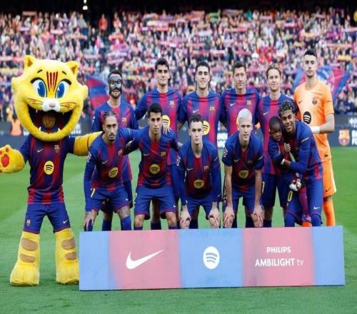 十战全胜，巴萨是本赛季五大联赛唯一仍保持主场全胜的球队