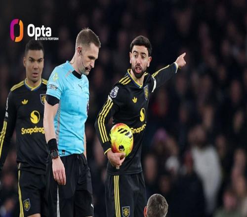 自鲁尼以来，B费是首位连续两个赛季英超助攻上双的曼联球员