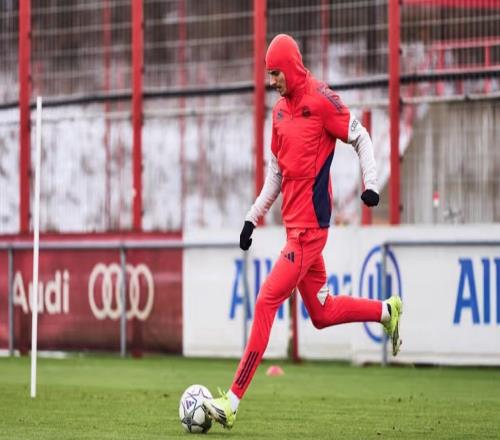 拜仁官方：两周前受伤的斯塔尼希奇今日恢复有球训练