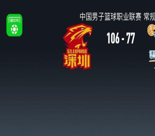 CBA战报：深圳10677大胜福建取CBA5连胜，特奎维恩史密斯24+11+5