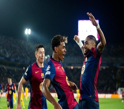 亚马尔20岁前欧冠三次单场传射，追平姆巴佩纪录