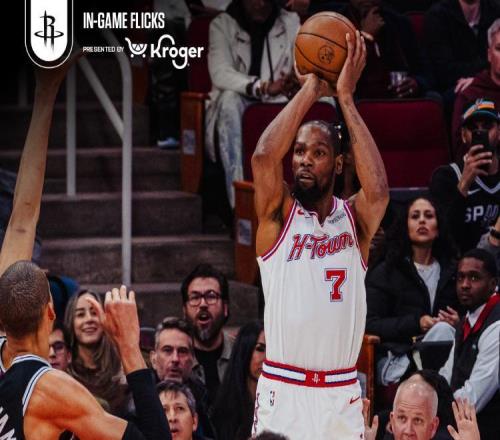 文班亚马28分16板马刺末节逆转火箭，杜兰特24分6助攻