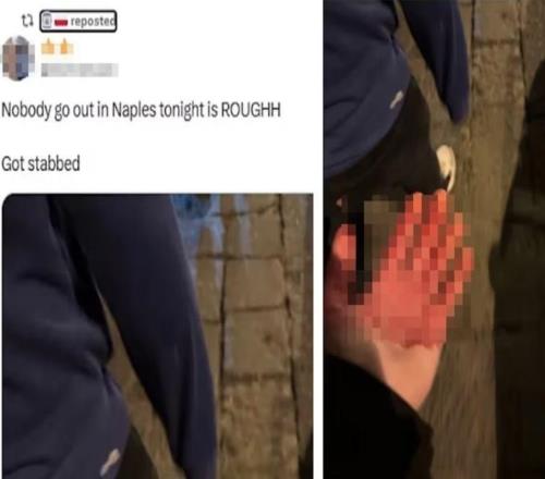 英国球迷在那不勒斯遭袭称：“再也不会来这里了”