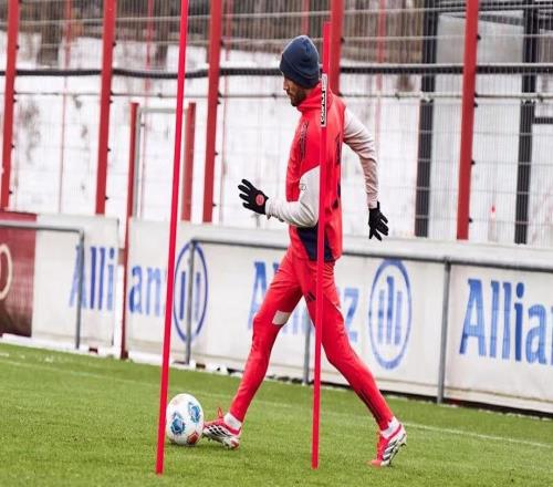 拜仁官方：两周前受伤的莱默尔已恢复有球训练