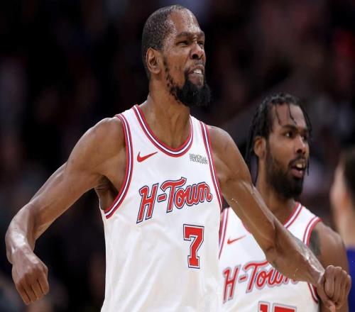 火箭末节23中4被文班一人打爆！KD要球被无视太沮丧再吞里程悲