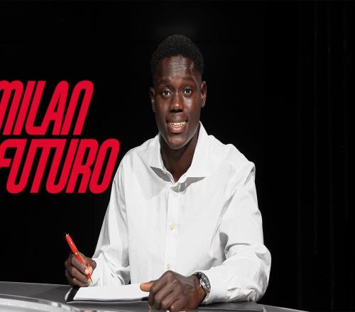 官方：米兰签下塞内加尔18岁中卫西塞，球员加入米兰未来