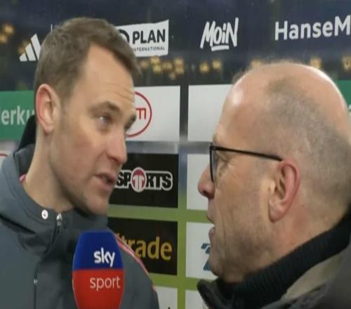 被问及汉堡没取得进球的机会，诺伊尔：拜仁不是还有门将吗