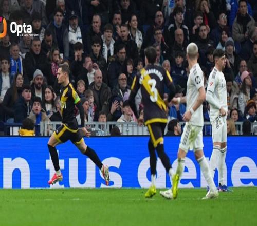 2025年以来皇马各项赛事丢94球，五大联赛球队仅次于法兰克福