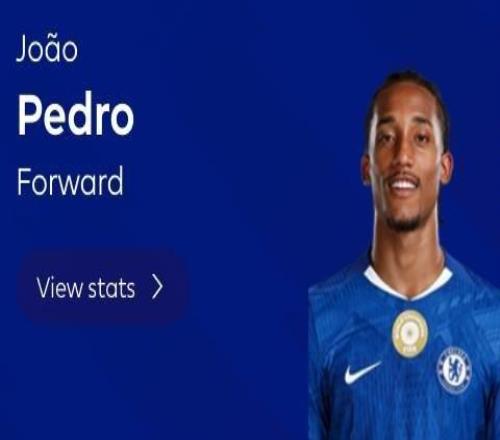 替补传射，若昂佩德罗当选切尔西vs西汉姆全场最佳球员