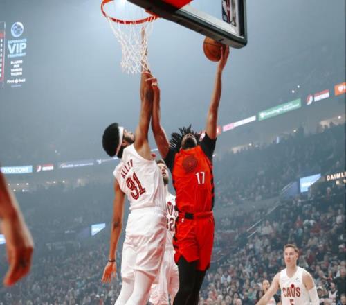 杨瀚森1板1助攻开拓者不敌骑士5连败，阿伦生涯之夜40分17板5助攻