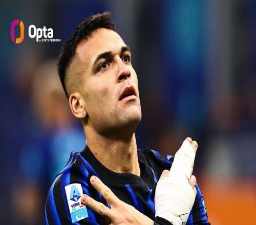 128球，劳塔罗升至国米队史意甲射手榜第四