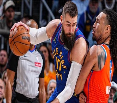 雷霆双塔锁约基奇，亚历山大34+13完爆穆雷，奇兵7记三分射落掘金