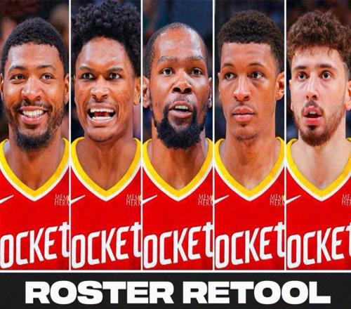 美媒评NBA新赛季争冠7档！火箭第2档仅次4大热门，勇士屈居第4档