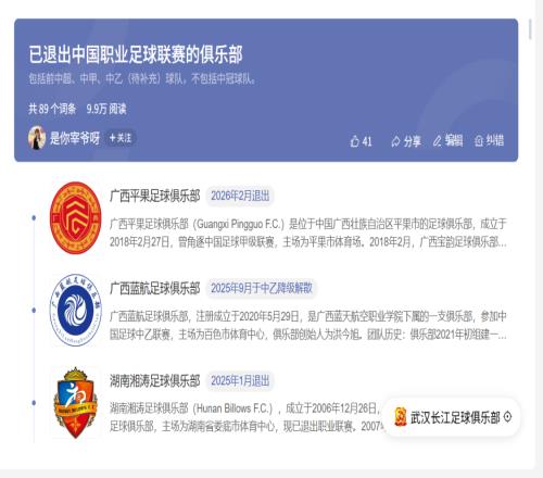 中国职业联赛的"死亡名单"：89支球队说散就散，谁在给中国足球挖坟